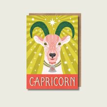 Capricorn Zodiac Greeting Card