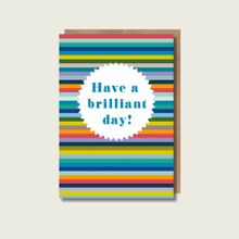 Brilliant Day Stripes Card