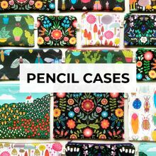 Handmade Printed Pencil Cases