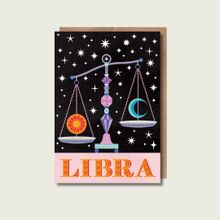 Libra Zodiac Greeting Card