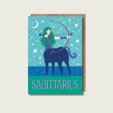 Sagittarius Zodiac Greeting Card