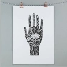 Hand illustration, A4 art print