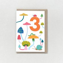 Happy 3rd Birthday greetings card for children