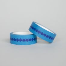 Navy diamonds on blue washi tape