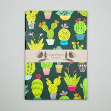A5 cactus design notebook