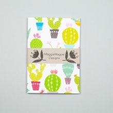 A6 cactus print notebook