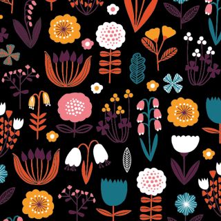 Scandi floral pattern